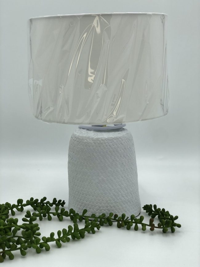 White Plantation Lamp Small