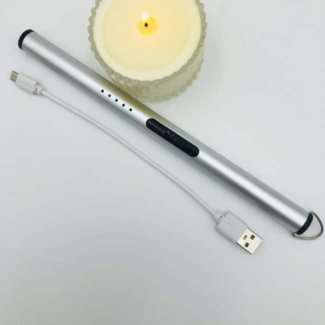 Rechargeable Arc Lighter Silver
