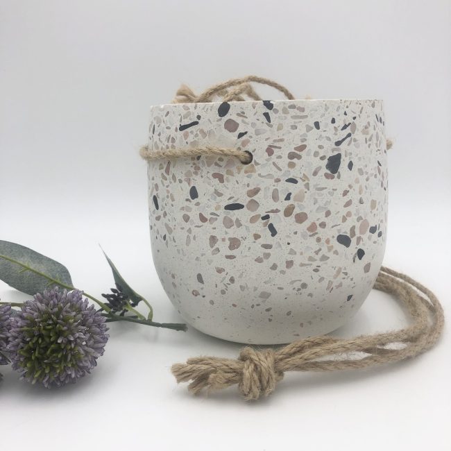 Terrazzo Hanging Planter