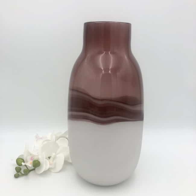 Madura Plum Glass Vase Large