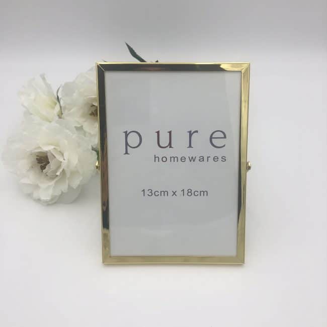 Shiny Gold Color Photo Frame