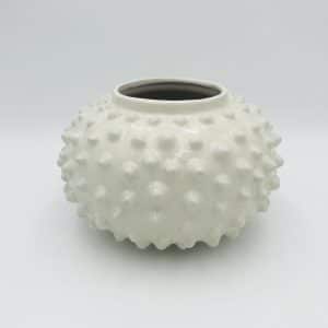 Pearl Bauble Off White Vase Short