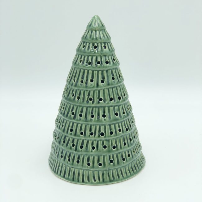 Ceramic Christmas Tree Green Small
