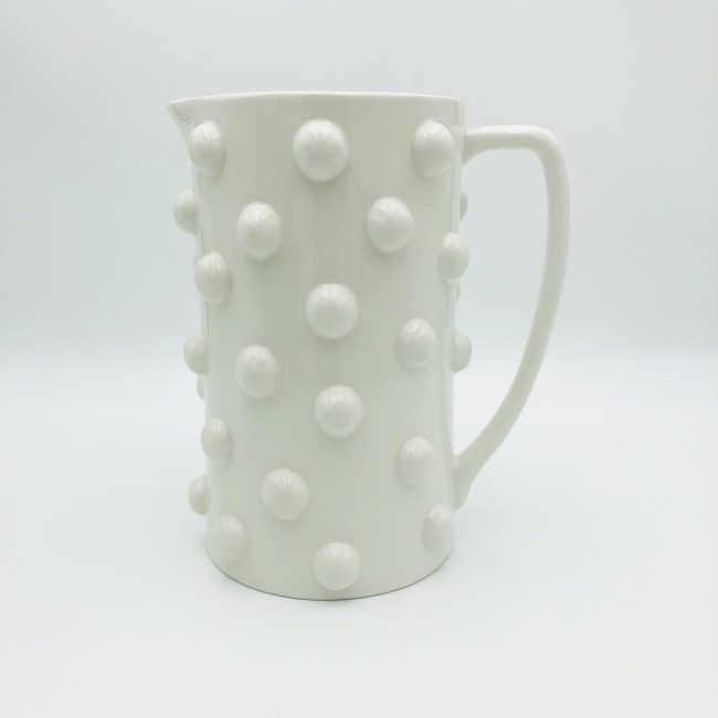 Eden White Ceramic Jug
