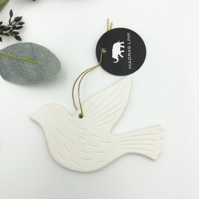 Eden White Dove Decoration