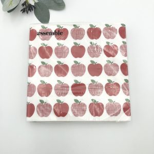 Apples Red/Pink Napkins