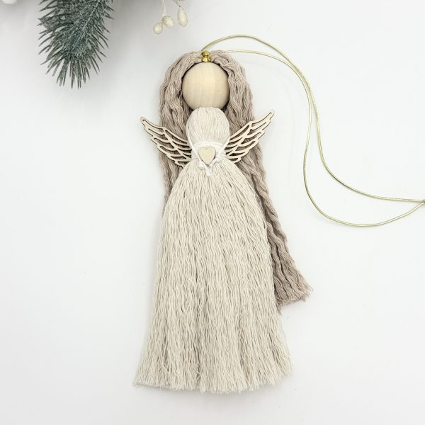 Macrame Angel – Natural