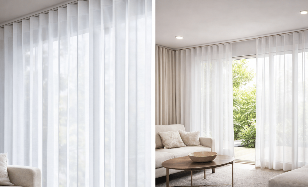 S Fold Sheer Curtains​