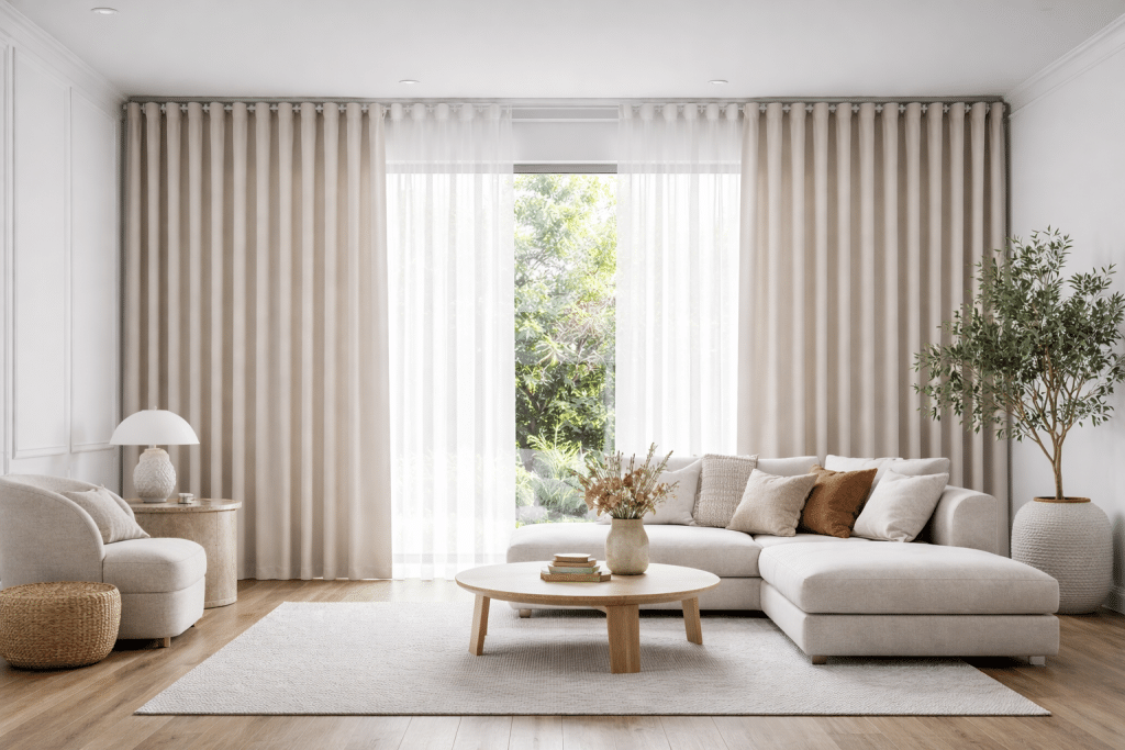 Double S Fold Curtains​